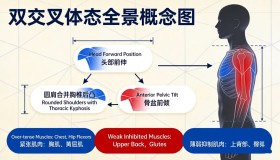 头前伸 + 含胸驼背 + 骨盆前倾：双交叉体态的系统矫正方案