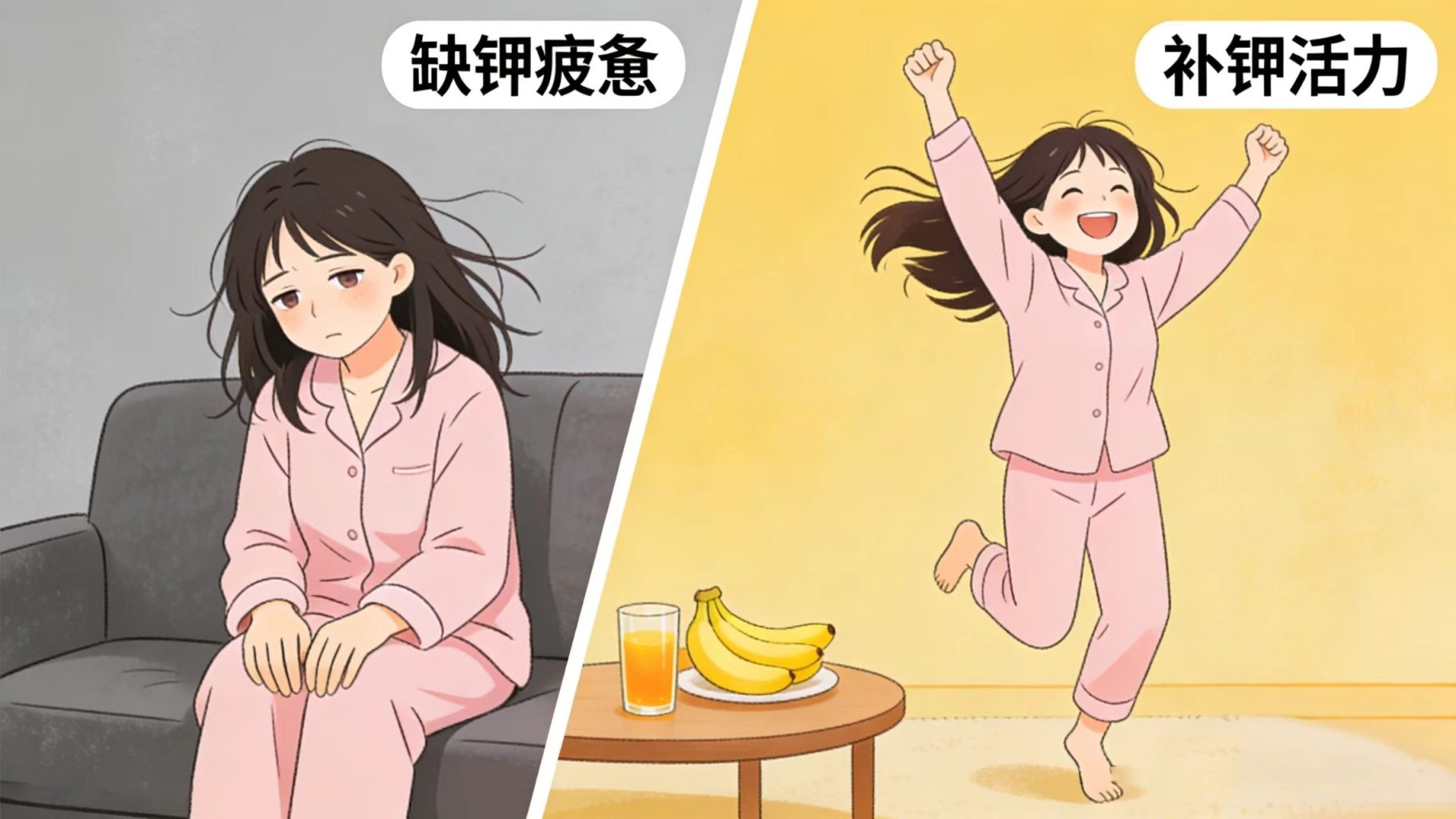 身体缺钾的症状与危害 身体缺钾的症状与危害