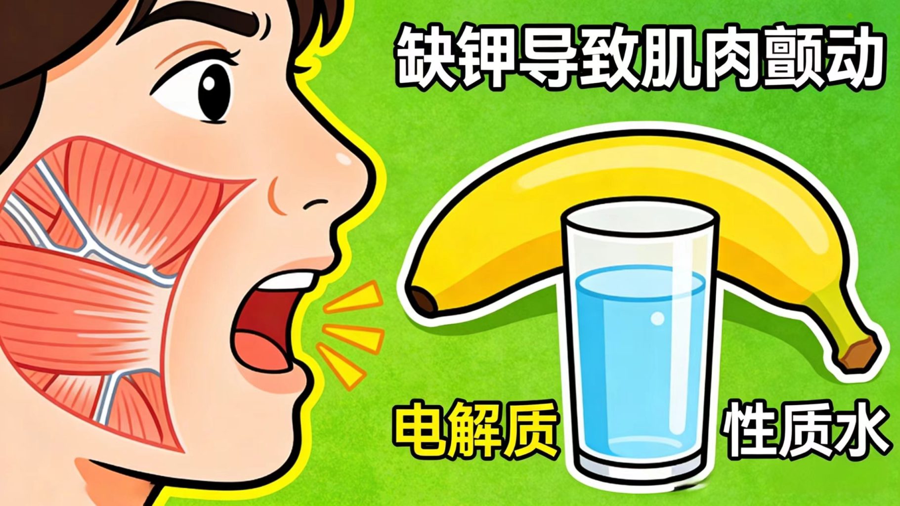 面部肌肉颤动是缺钾还是钾高 面部肌肉颤动是缺钾还是钾高
