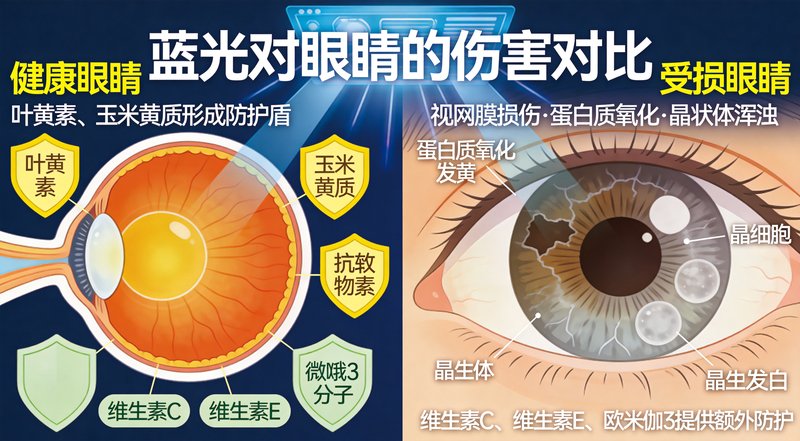 眼睛健康硬核科普：飞蚊症、干眼、黄斑变性的营养根源与护眼方案